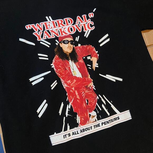 Weird al tee shirt gildan medium black inside - Picture 2 of 4